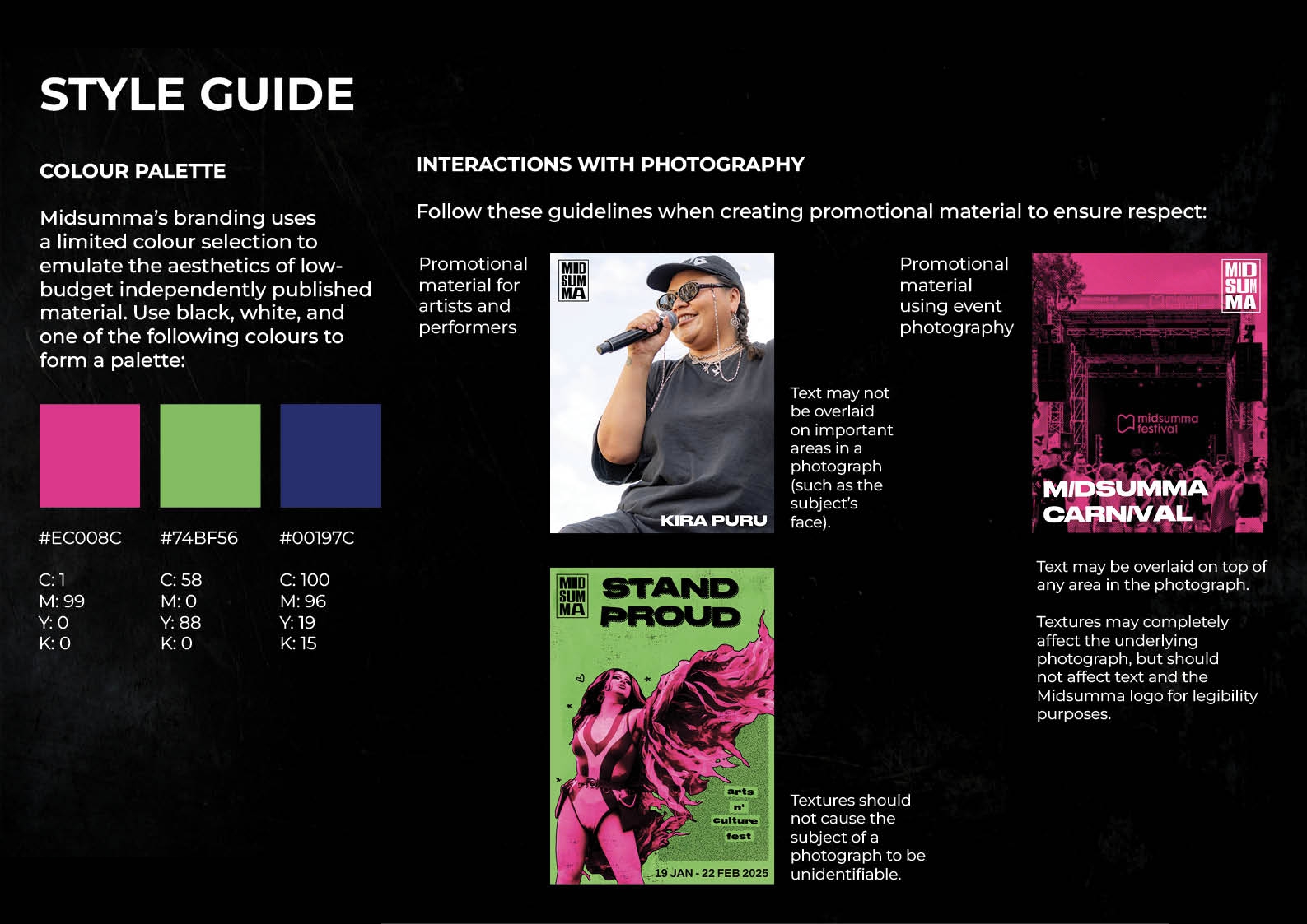 Midsumma style guide