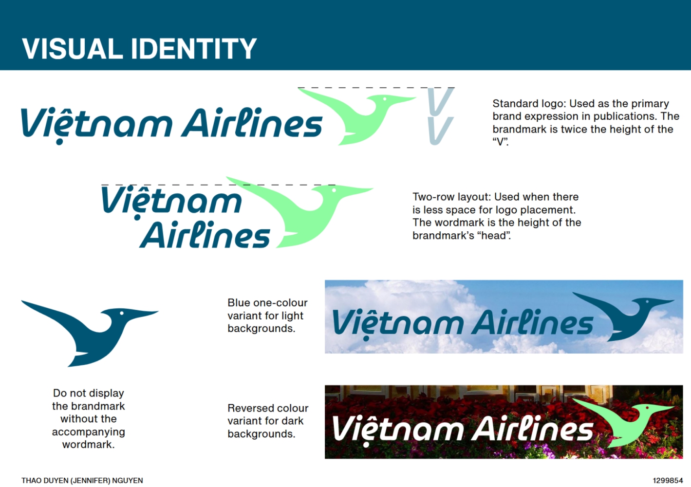 Vietnam Airlines style guide